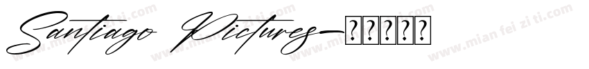 Santiago Pictures字体转换